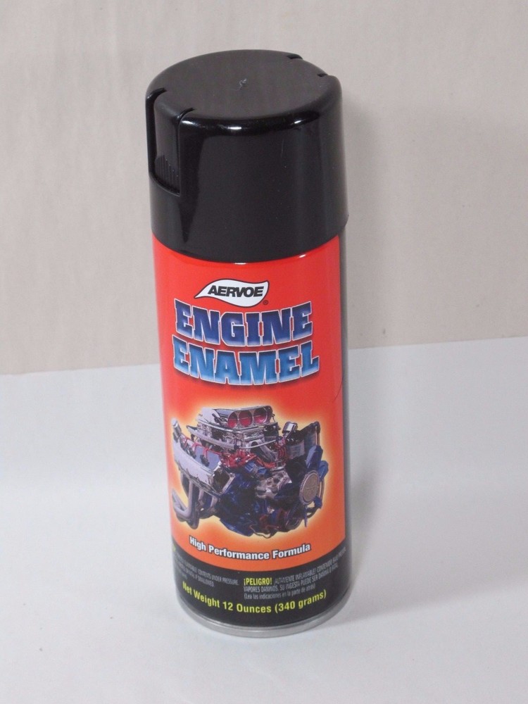Aervoe 514 Engine Enamel Paint Gloss Black 12oz Can