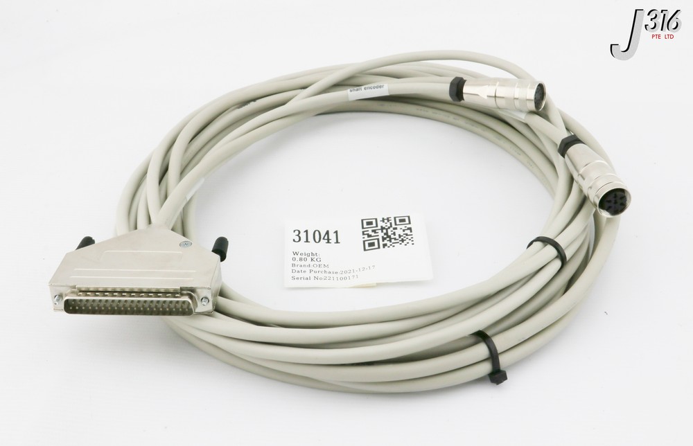 31041 OEM TRIGGER AND SHAFT ENCODER CABLE ASSY, 7001950, LENGTH 5M (NEW) 201274