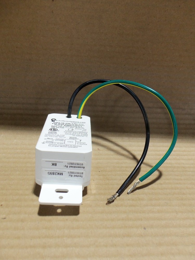 ECHOFLEX SOLUTIONS OWS-IR-US-120/277 PIR WATT SWITCH SENSOR
