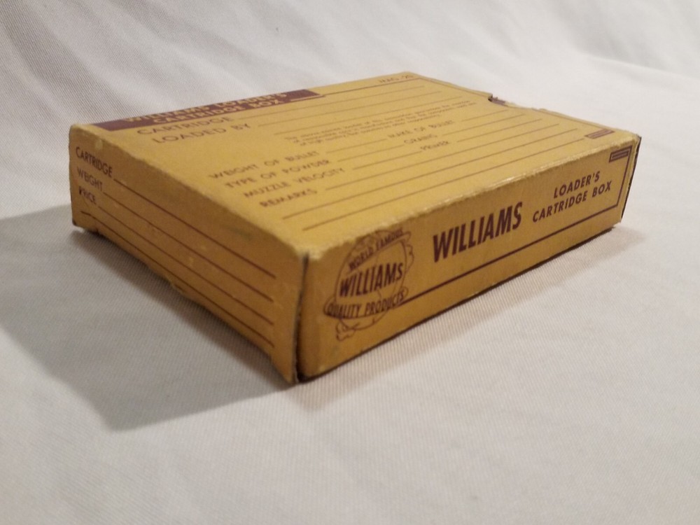 Vintage Williams Loader's Cartridge Boxes MAG-20 W Insert Collectible Empty Box!