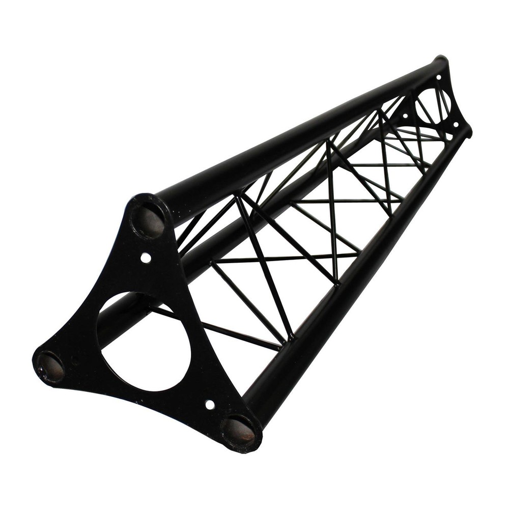Three ProX T-LS35CT 5FT 57" Triangle Bolted Truss Sections Black w/ Connector...