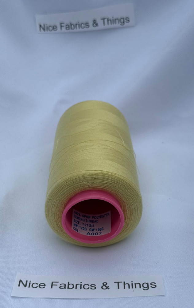 50 Spools - Yellow A007 Multi Purpose Sewing Thread