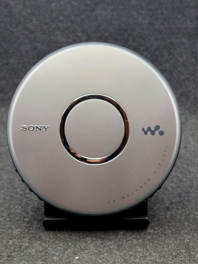 Sony D-EJ011 CD Walkman Portable CD Player Discman - Silver [Tested]