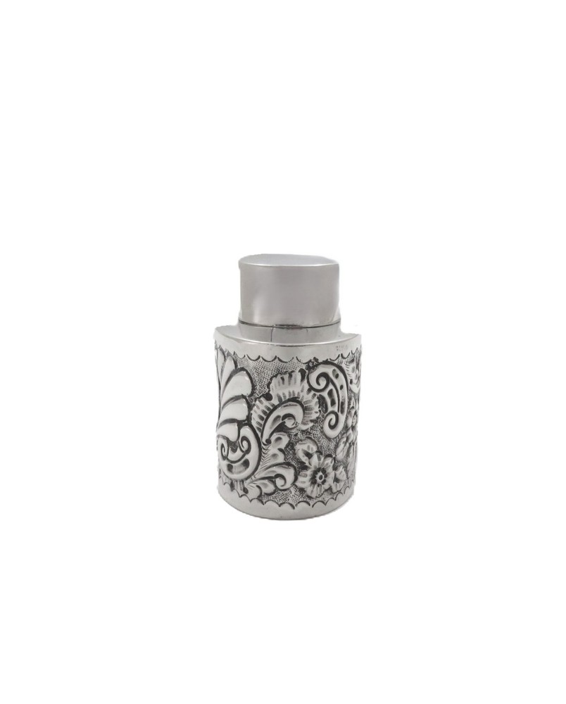 ANTIQUE VICTORIAN STERLING SILVER CADDY 1899