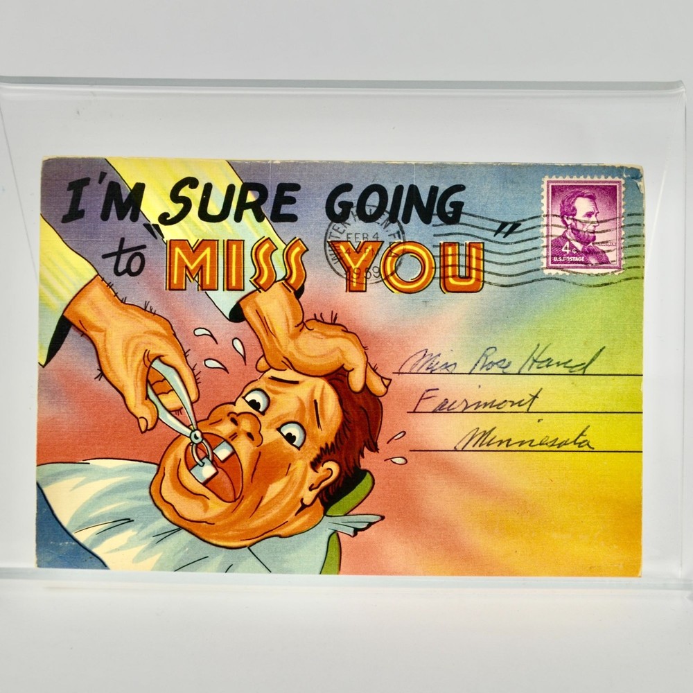 Vintage Novelty Comic Folder 1959