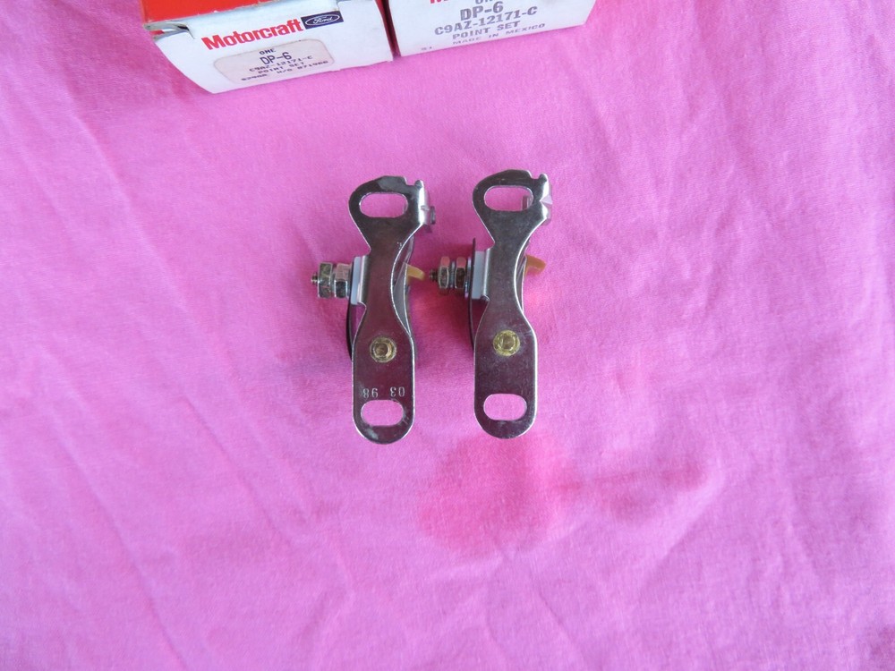 2 NOS Ford Autolite DP-6 Dual Points