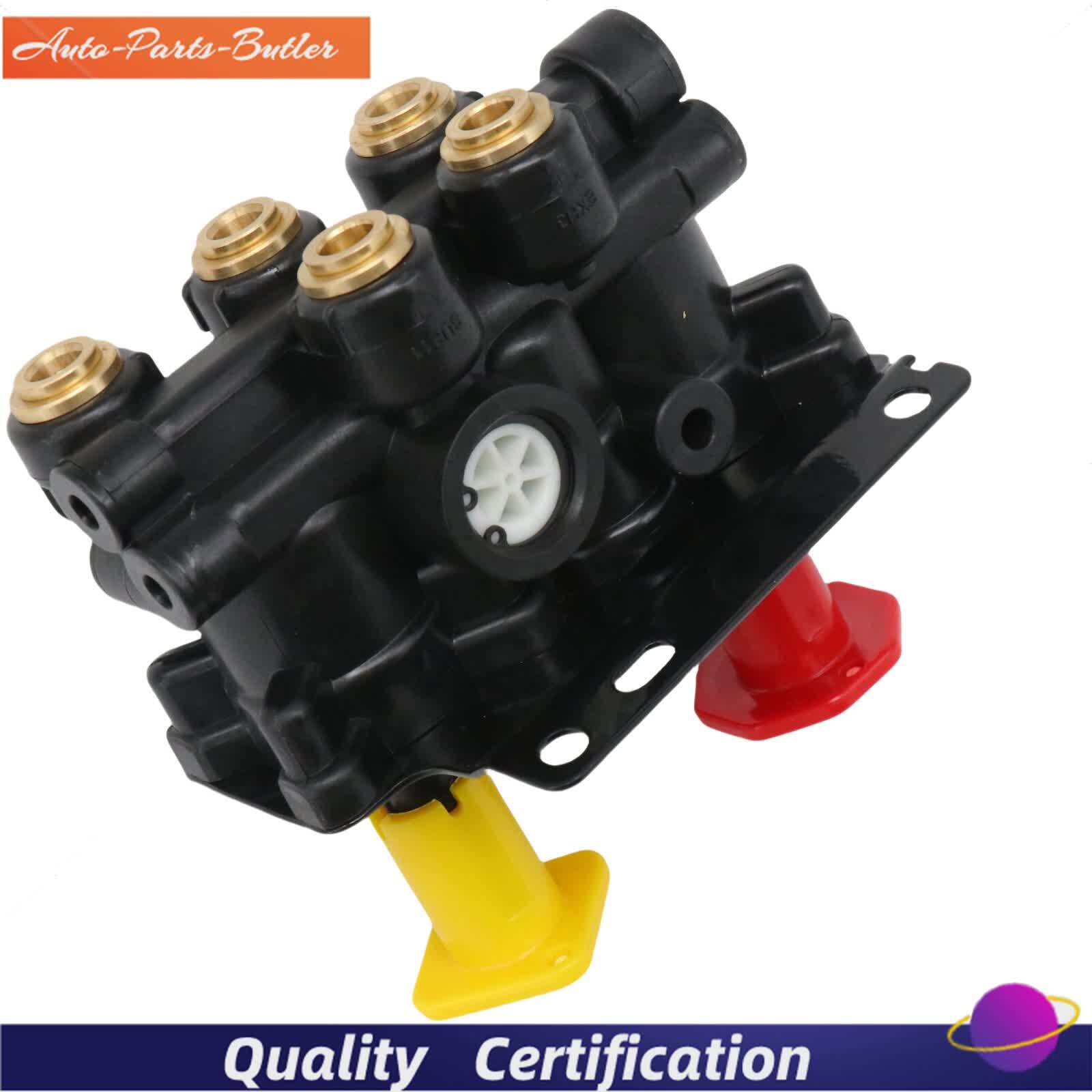 24340522 21315044 K035691 For Volvo VNL Dash Valve Dual Park Brake With 5 Ports