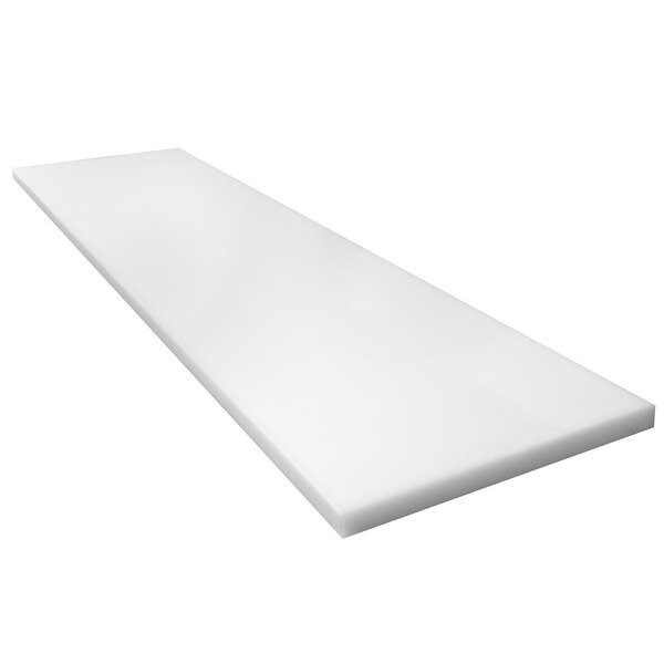 9 1/4" x 48" x 1/2" HDPE cutting board.