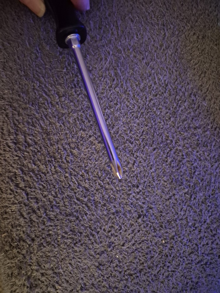 Snap-on Tools #2 Phillips Tip Screwdriver, Black Shaft/Handle, SSDP42