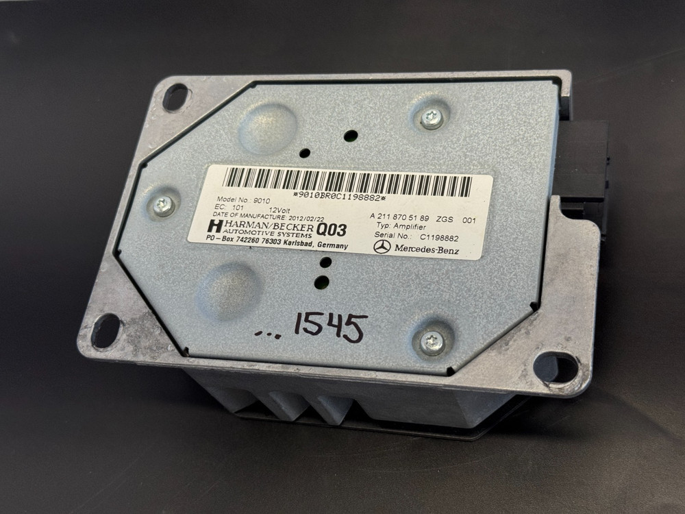 ✅ 2006-2018 MERCEDES-BENZ E350 AUDIO AMPLIFIER MODULE COMPUTER HARMAN BECKER OEM