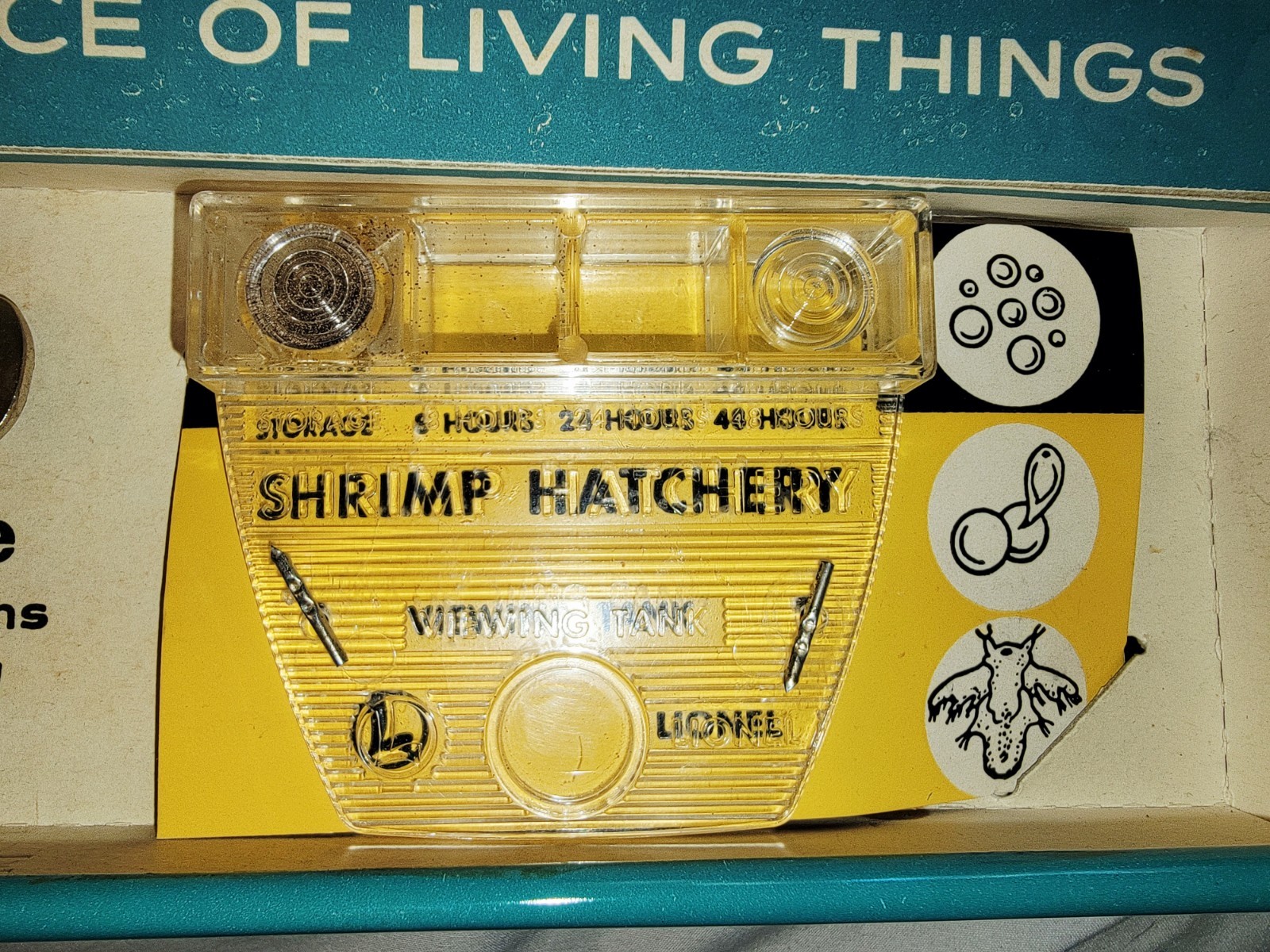 1960s LIONEL-PORTER BIOCRAFT BIOLOGY LAB. BRAND NEW, UNUSED *RARE* 3 SECTIONS!