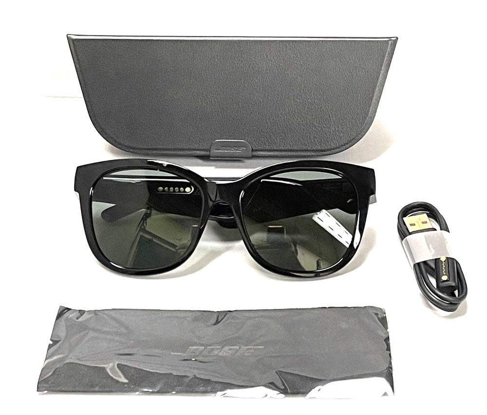 BOSE BMD0011 Model REF Black Bluetooth Frames Audio Microphone Smart Sunglasses