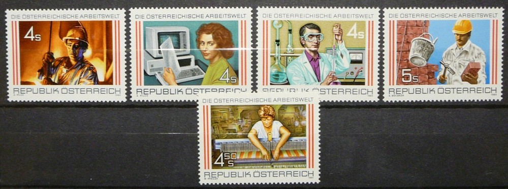 Austria stamps - Professions - MNH.