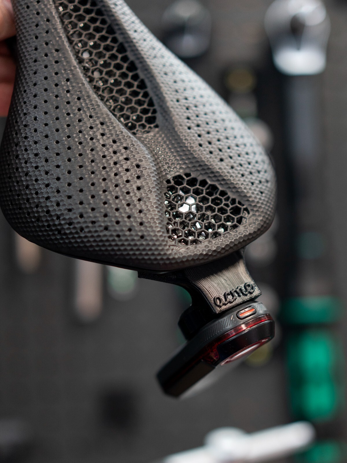 3D Print Garmin Varia Saddle Seat Mount For Specialized SWAT Saddle Selle Italia