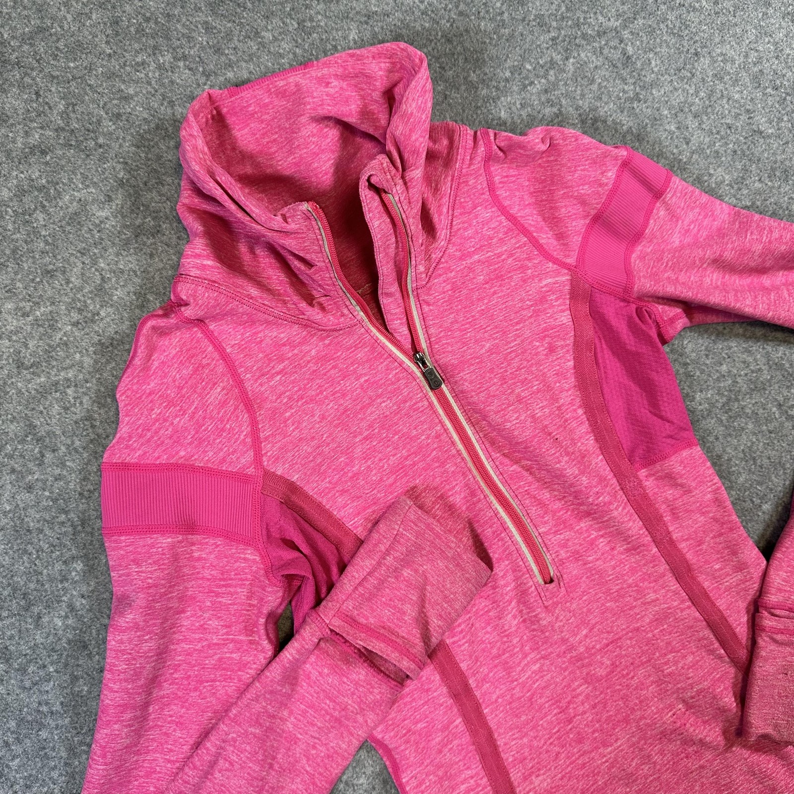 Lululemon Pullover Womens 2 Pink Swiftly Tech Half Zip Long Sleeve Running Top