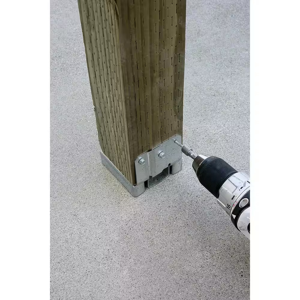 Simpson Strong Tie Post Base 4x6 Adjustable Galvanized Steel Standoff Deck
