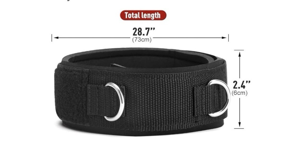 NWOT 2 Pack Thigh Straps Cable Machine Attachments Neoprene