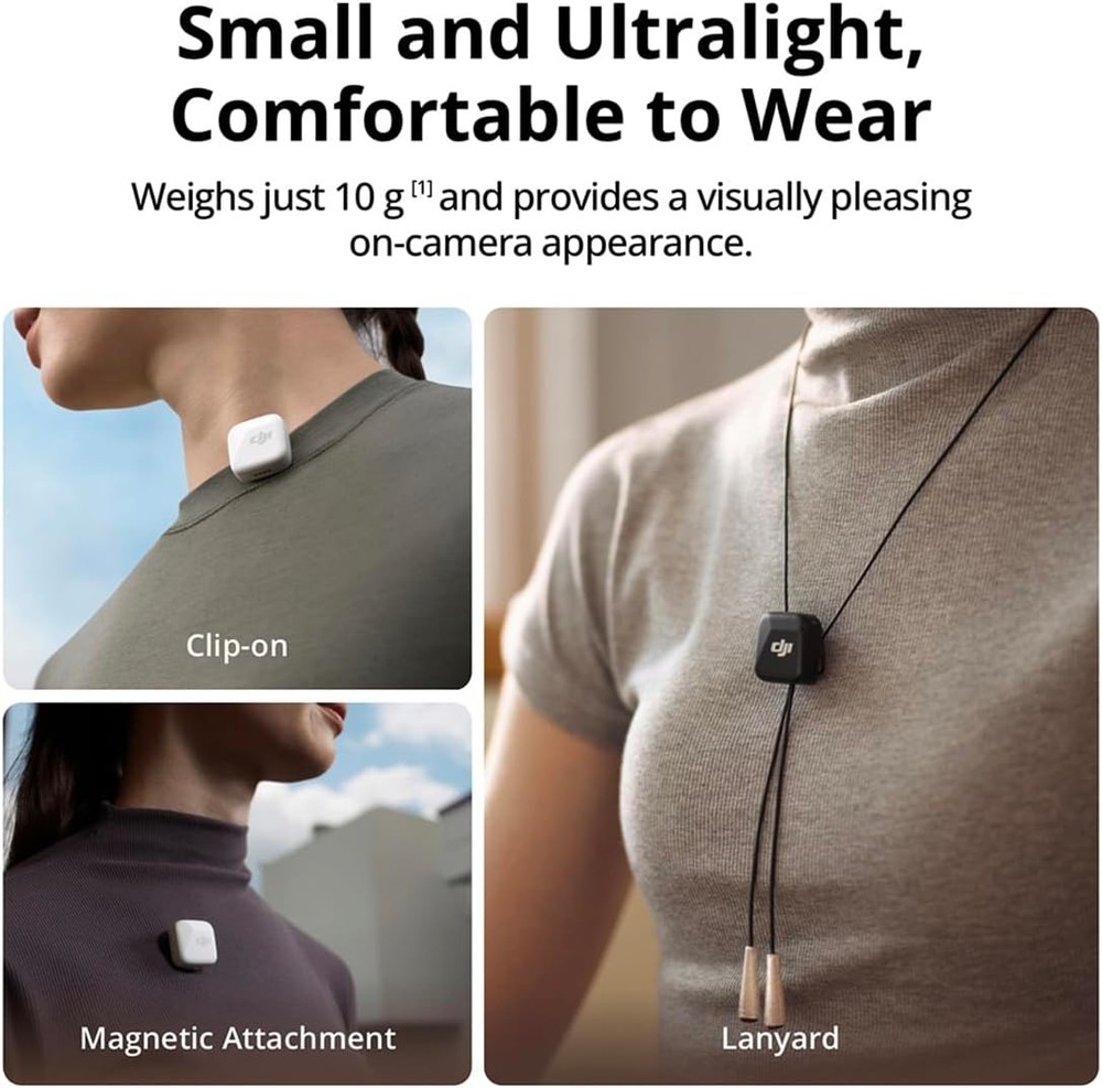 DJI Mic Mini (1 TX+1 RX),Wireless Microphone for iPhone/Camera/Android/Vlog