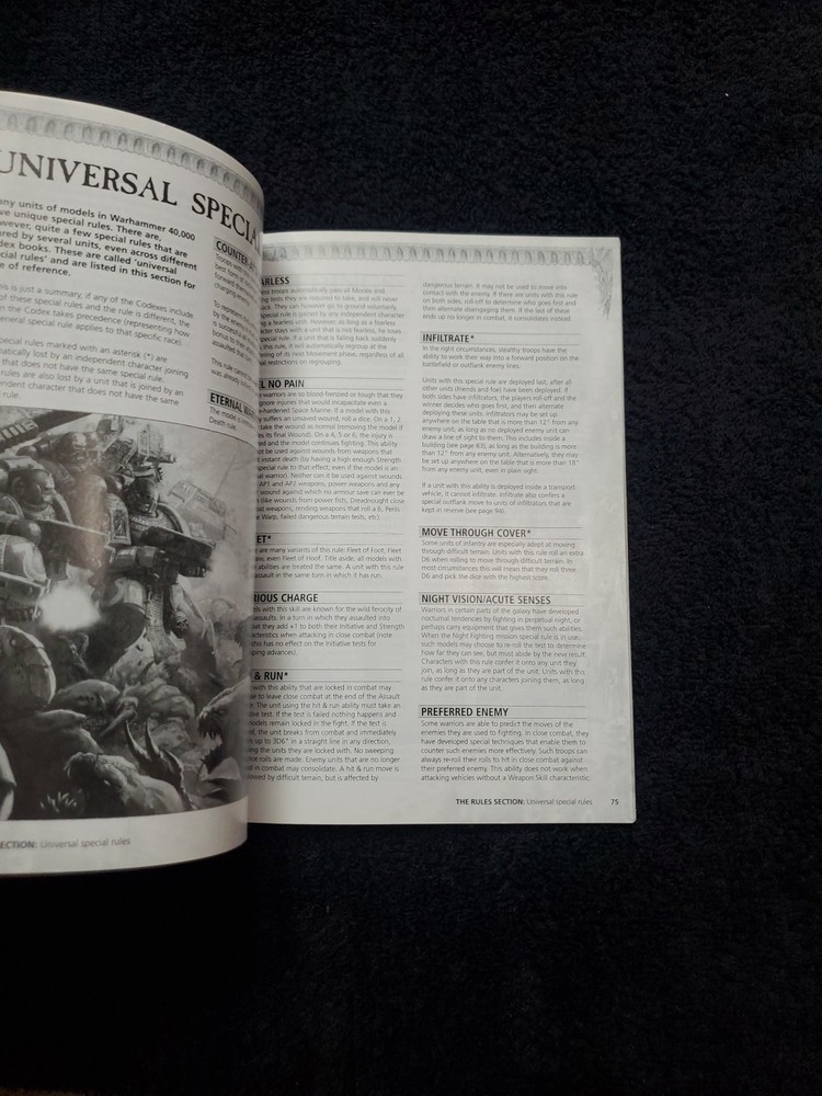 Warhammer 40,000 Rule Book. 2008 Mini