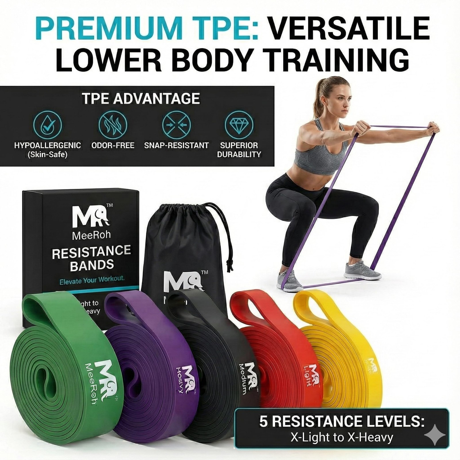 Pull Up Assist Band – Heavy Duty Resistance Band for Pull Ups – Premium Calis...