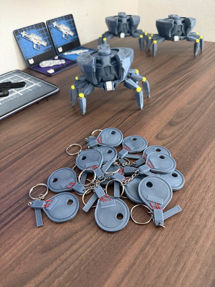 Arc Raiders Hatch Key Keychain