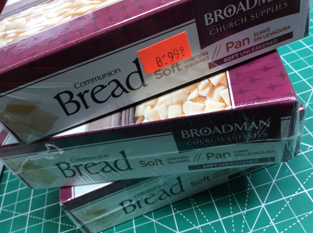 3 boxes Broadman Communion Bread (SOFT) 1500 Pieces Total (328)