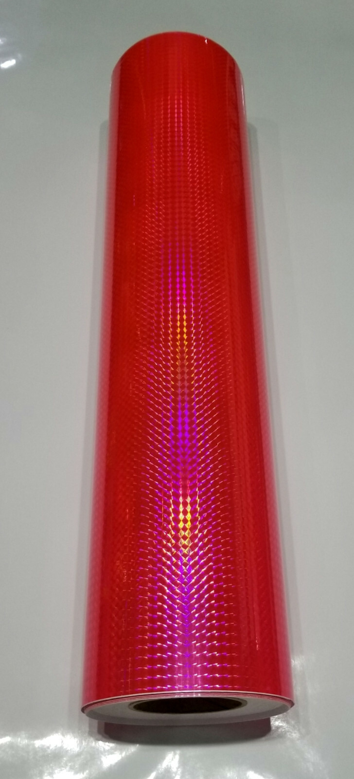 Fluorescent Pink 1/4 inch Holographic Mosaic Prism Sign Plotter Vinyl Film