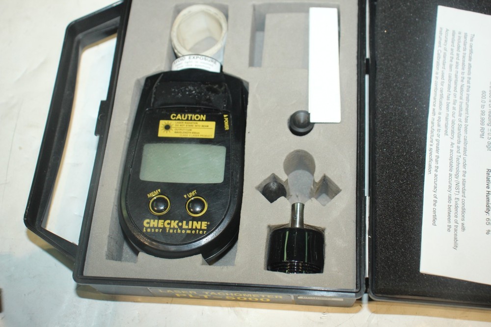 Check Line Laser Tachometer PLT-5000