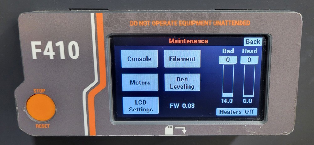 Fusion3 F410 Professional 3D Printer