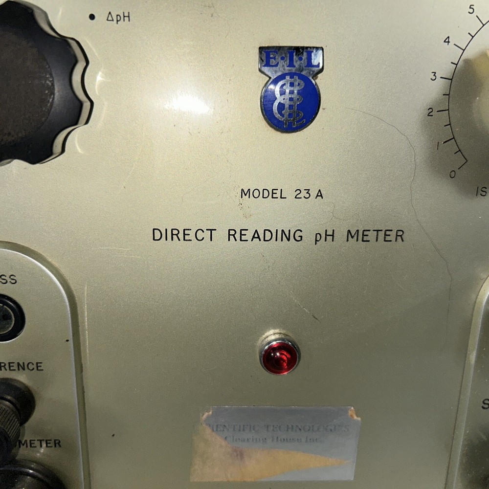 EIL Electronic Instruments Direct Reading pH Meter Model 23A X