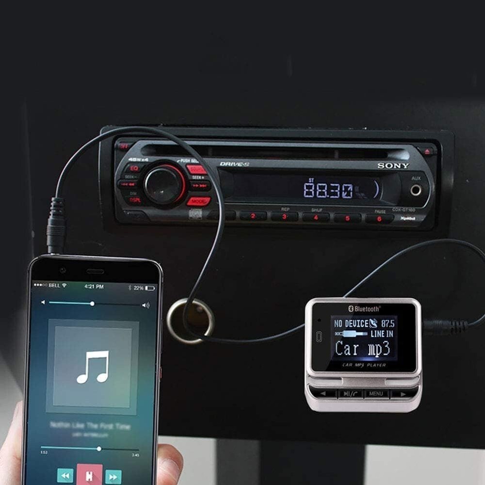 Transmisor Fm Bluetooth Para Auto, Adaptador De Radio Inalambrico Para Auto, ...