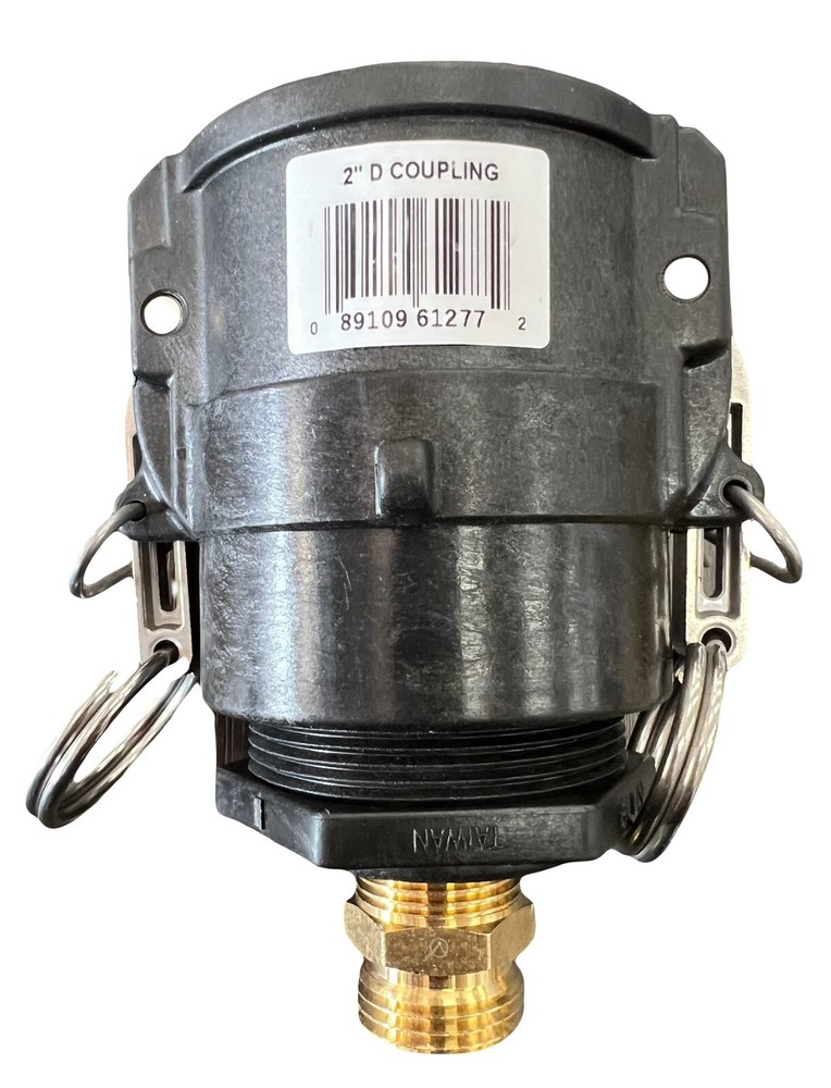 CAM ACTION COUPLER-2 INCH X GARDEN HOSE ADAPTER