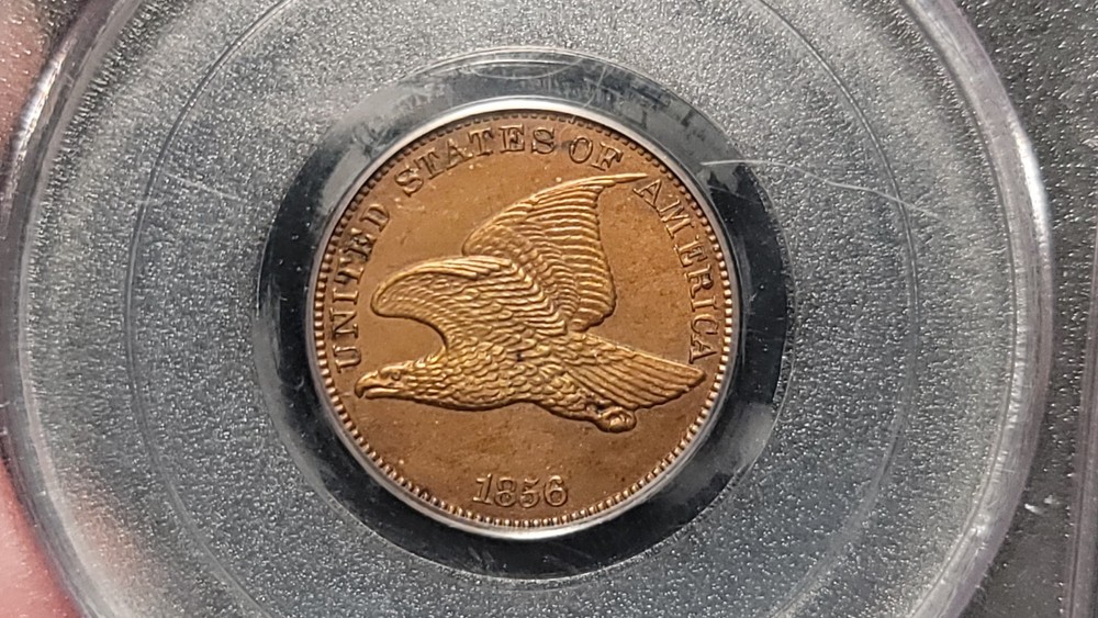 1856 Flying Eagle Cent 1C PCGS PR63 Proof Key Date Type Coin