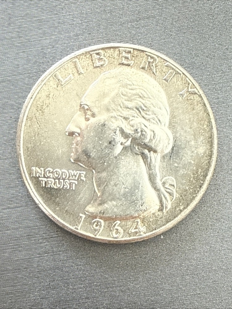 1964 P/1949 D 4 Silver Washington Quarters