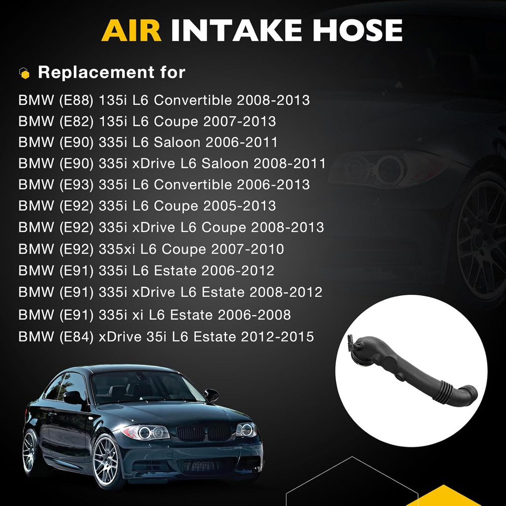 Intake Intercooler Hose to Throttle for BMW 135i 335i E82 E90 E92 L6 2011