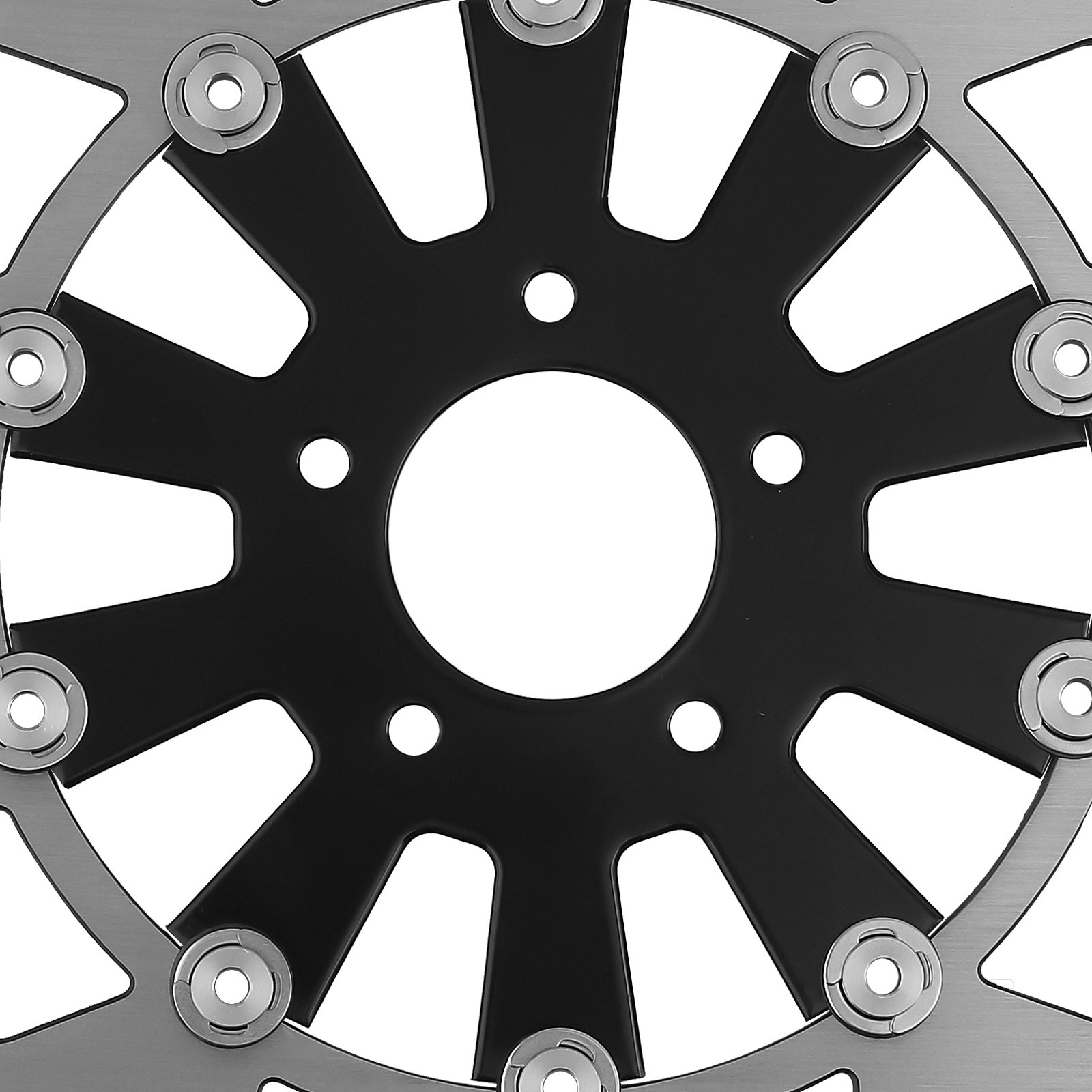 2x 11.8" Floating Front Brake Rotor for Harley-Davidson Touring 2009-2019 Black