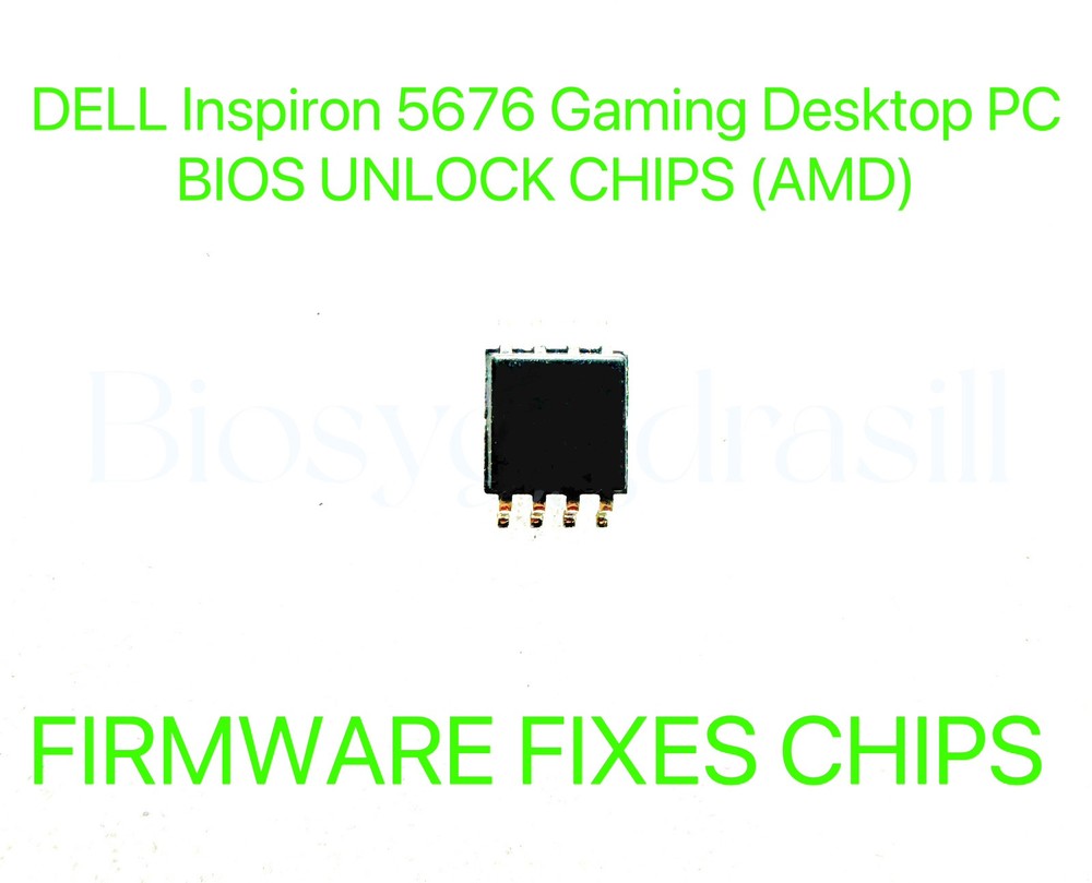 DELL Inspiron 5676 Gaming Desktop PC, ADMIN NO PASSWORD BIOS CHIP PREPROGRAMMED