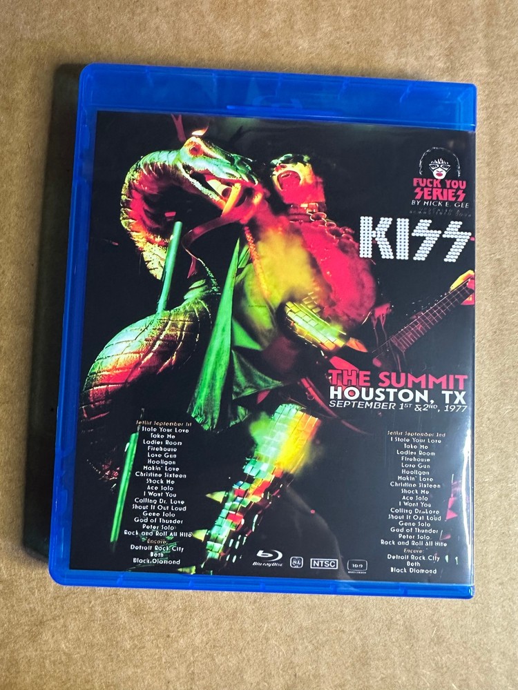 KISS - Live in Houston 1977 Both Nites Summit Live Remastered Blu-ray