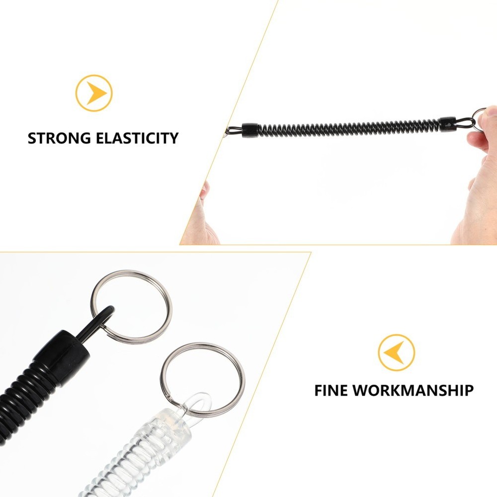 4 Pcs Retractable Spring Strap Multifunctional Cord Rope