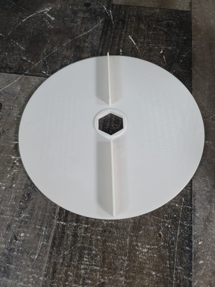 Black And Decker Quick N Easy Food Processor FP1445 Replacement Disc Plastic