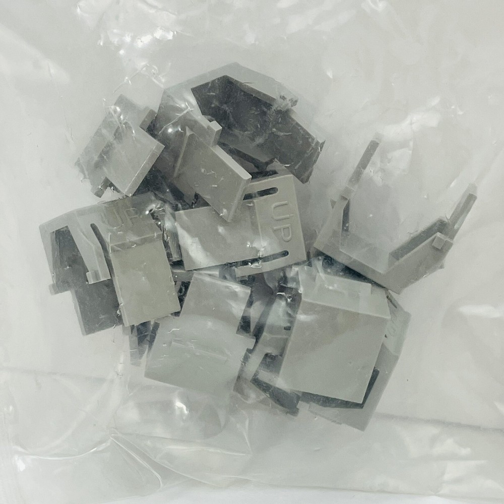 (Qty 10) ComCables FP-BLANK-GY Blank Inserts