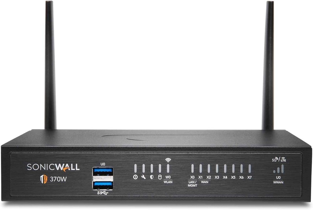 Sonicwall TZ370W Wireless Network Security Appliance (02-SSC-2827) - Open Box