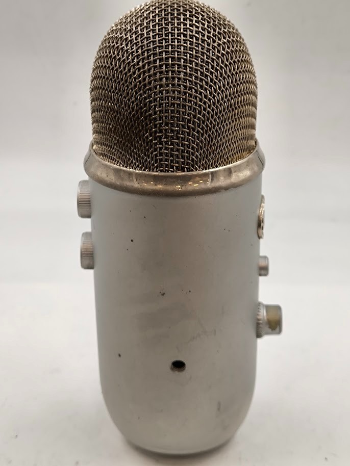 Blue Yeti Microphone Used Working Silver