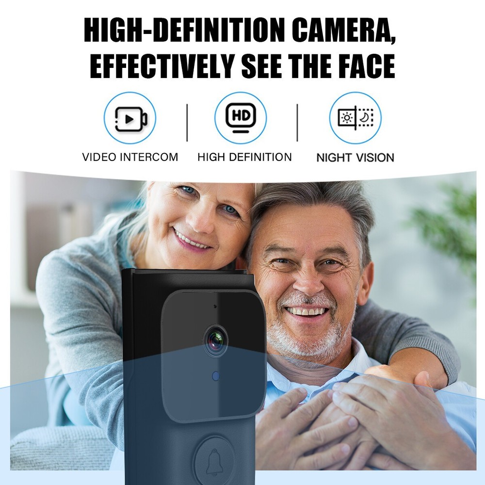 NEW Smart Wireless WiFi Ring Doorbell Security Intercom Video Camera Door Bell.