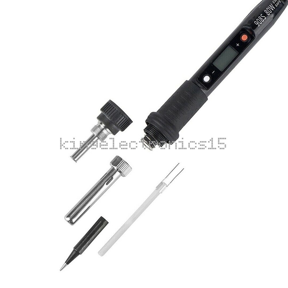 80W Lcd Digital Display Adjustable Temperature Electric Soldering Welding Iron