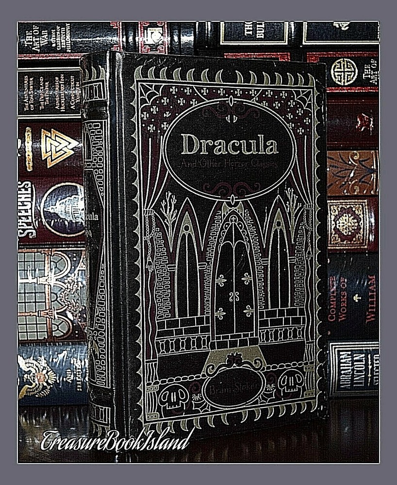 NEW Dracula Horror Classics Bram Stoker  Leather Bound Sealed Collectible Gift