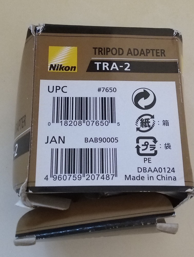 Nikon Tripod Adapter TRA-2 for Action/Action Open box