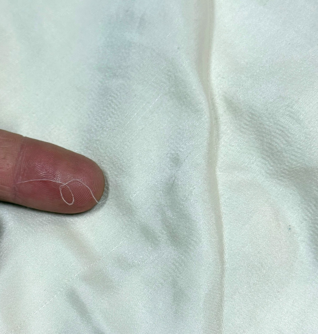 Vintage Christian Dior Slip Top & Skirt Women L Cream Satin Lace Hem READ