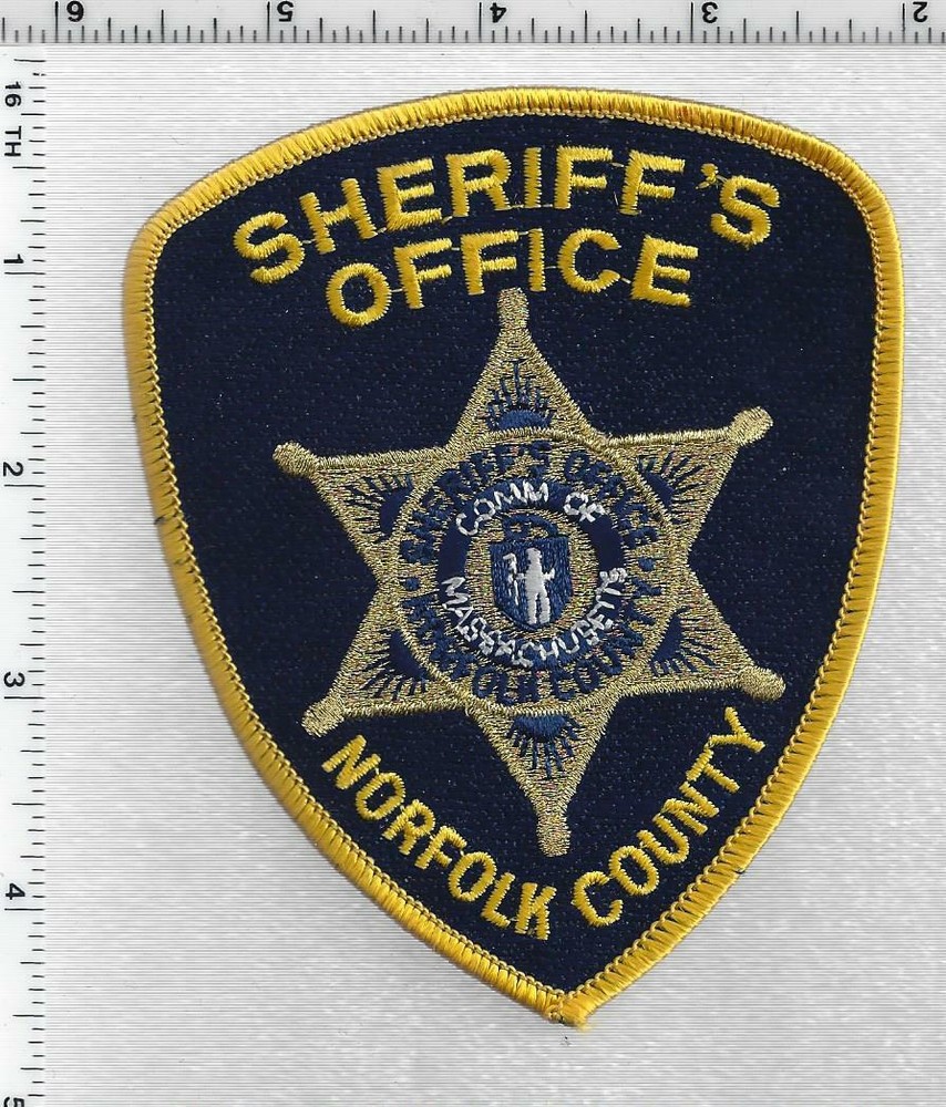 Norfolk County Sheriff's Dept. (Massachusetts) 4th Issue Shoulder Patch