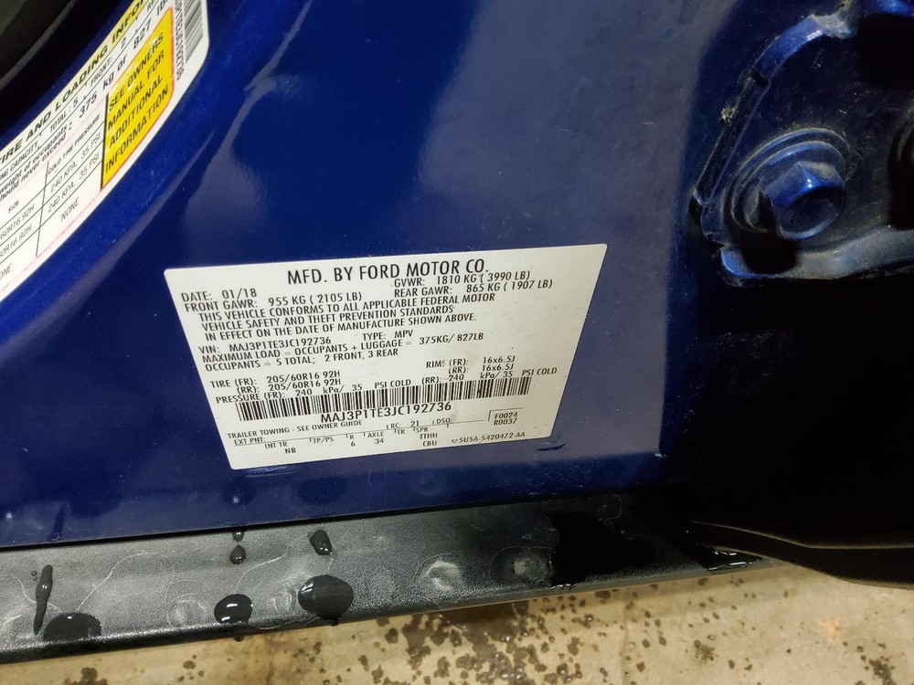 Used A/C Selector Switch fits: 2018 Ford Ecosport automatic temperature control